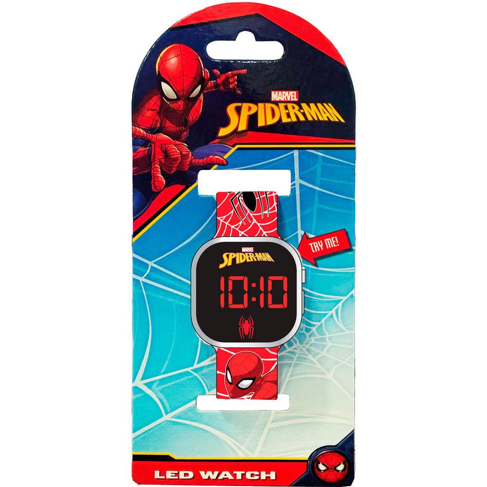 Marvel Spider-Man Children Led Digital Watch - Kids Licensing - Ginga Toys