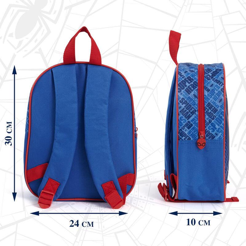 Marvel Spider-Man Kids School Backpack 30cm - Perletti - Ginga Toys