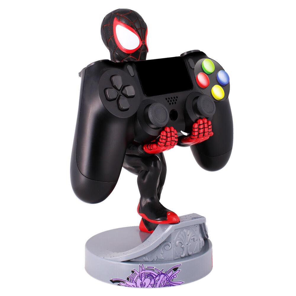 Marvel: Spider-Man Miles Morales Cable Guys Original Controller and Phone Holder - Exquisite Gaming - Ginga Toys