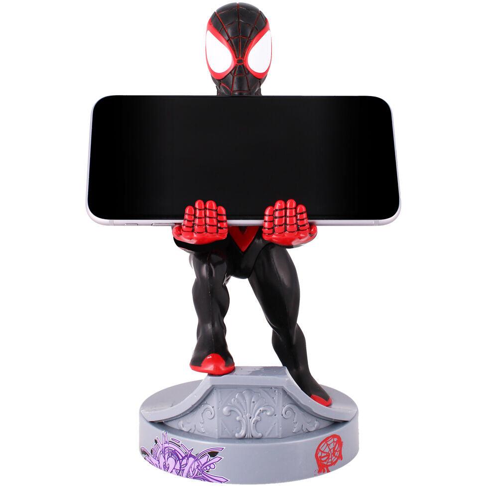 Marvel: Spider-Man Miles Morales Cable Guys Original Controller and Phone Holder - Exquisite Gaming - Ginga Toys