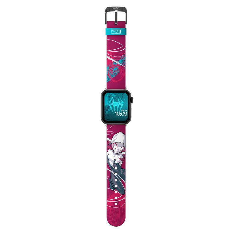 MARVEL - Spider-Man Spider-Gwen Ghost Spider Smartwatch Band strap + face designs - Mobyfox - Ginga Toys