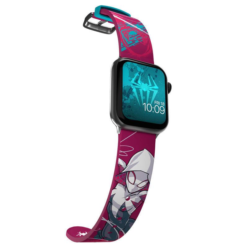 MARVEL - Spider-Man Spider-Gwen Ghost Spider Smartwatch Band strap + face designs - Mobyfox - Ginga Toys