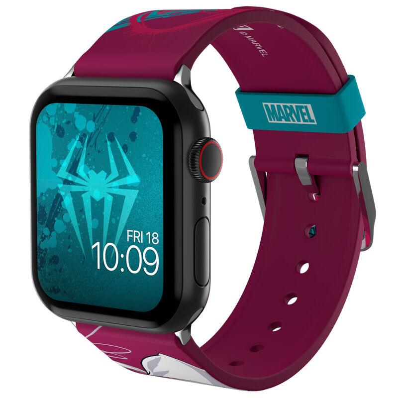 MARVEL - Spider-Man Spider-Gwen Ghost Spider Smartwatch Band strap + face designs - Mobyfox - Ginga Toys