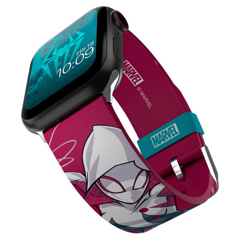 MARVEL - Spider-Man Spider-Gwen Ghost Spider Smartwatch Band strap + face designs - Mobyfox - Ginga Toys