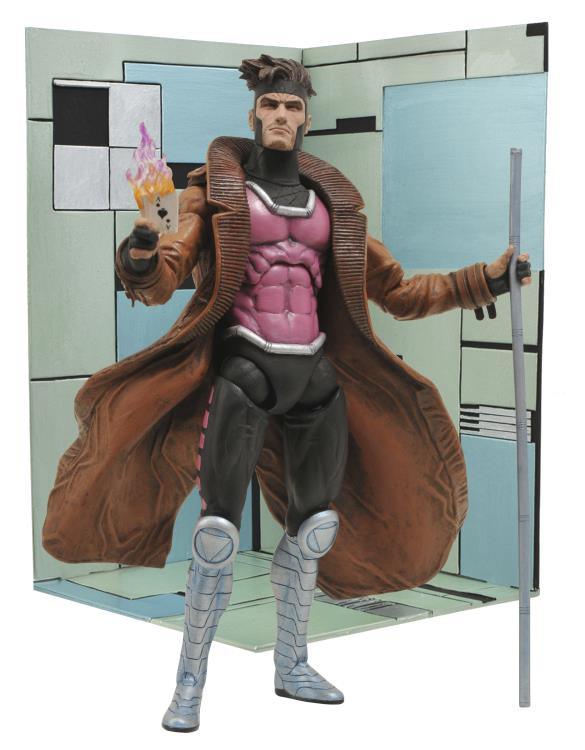 Marvel X-Men Gambit articulated figure Diamond Select - Diamond Select - Ginga Toys