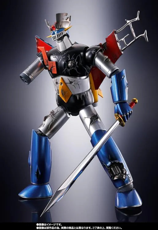 Mazinger Z vs. The Great General of Darkness Soul of Chogokin GX-105D Mazinger Z Innovation (Kakumei Shinka Damaged Ver.) Action Figure - Ginga Toys