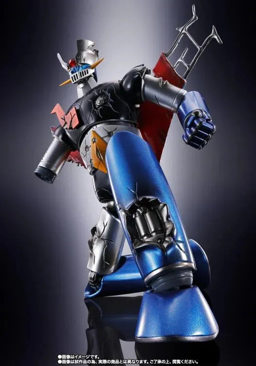 Mazinger Z vs. The Great General of Darkness Soul of Chogokin GX-105D Mazinger Z Innovation (Kakumei Shinka Damaged Ver.) Action Figure - Ginga Toys