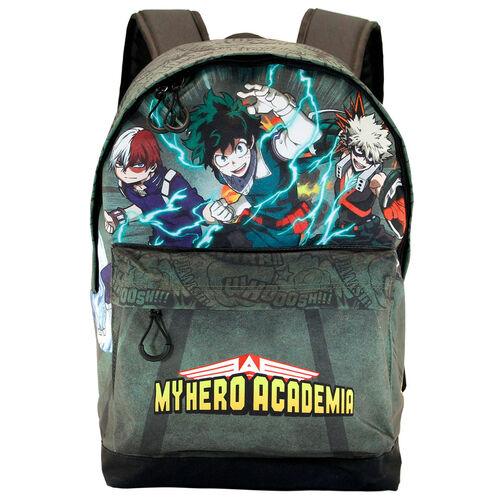 My Hero Academia Battle Grey Zipper Kids School Backpack - Karactermania - Ginga Toys