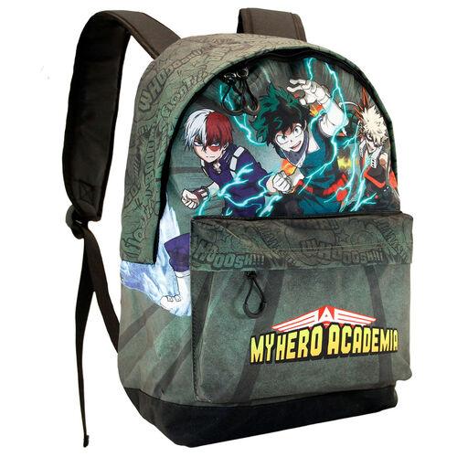 My Hero Academia Battle Grey Zipper Kids School Backpack - Karactermania - Ginga Toys