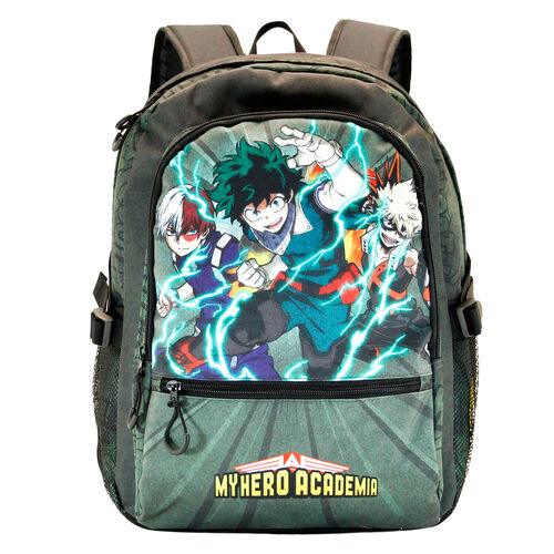 My Hero Academia Battle Grey Zipper Kids School Backpack - Karactermania - Ginga Toys