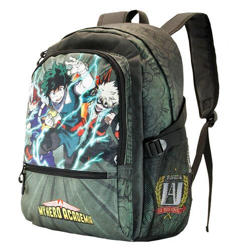 My Hero Academia Battle Grey Zipper Kids School Backpack - Karactermania - Ginga Toys