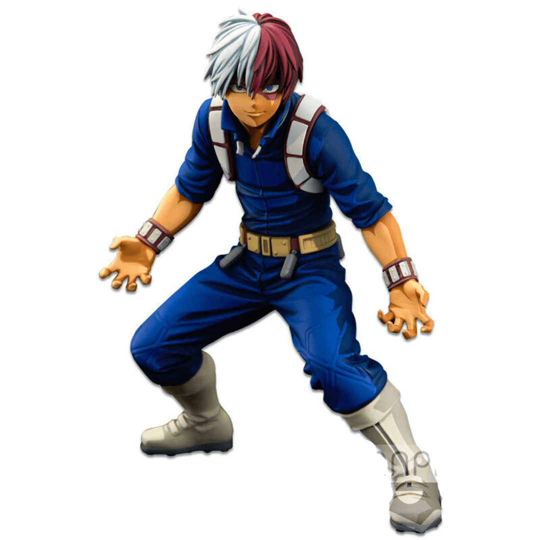 My Hero Academia World Figure Colosseum Super Master Stars Piece Shoto Todoroki (Two Dimensions) Figure - Banpresto - Ginga Toys