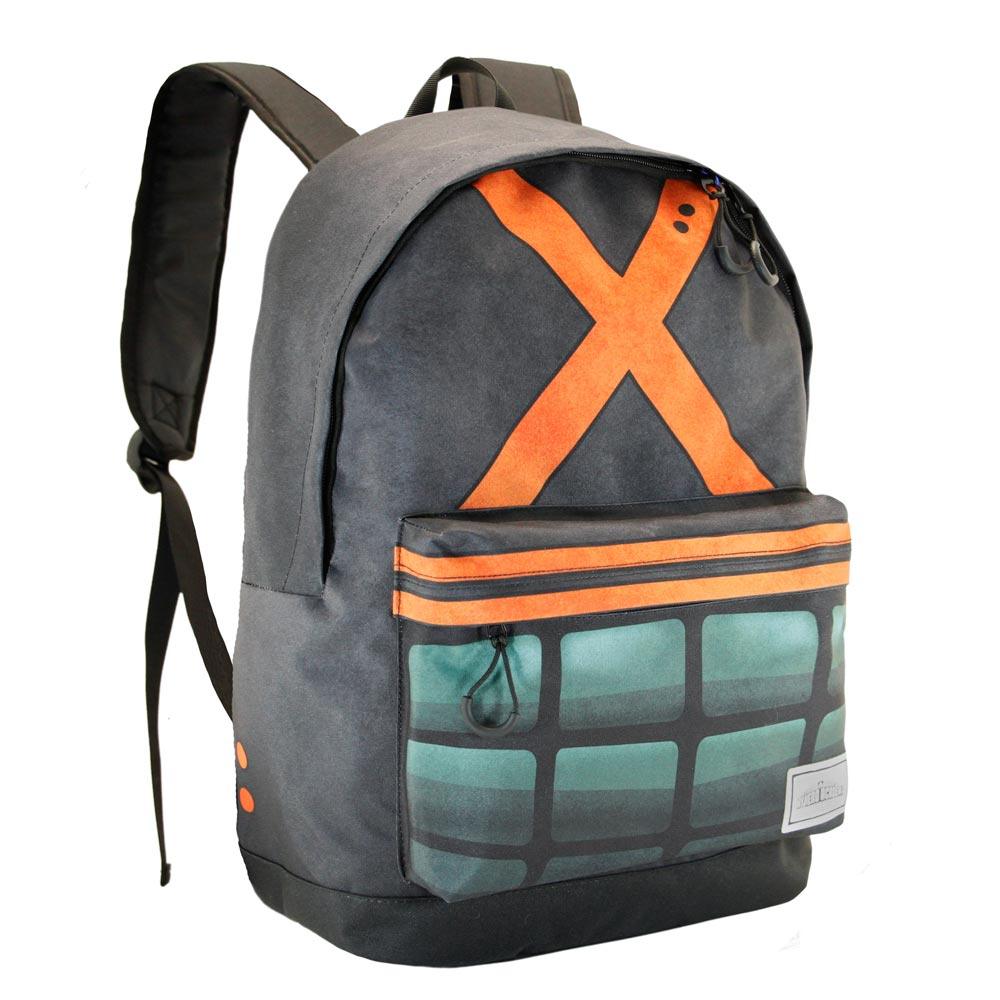 My Hero Academia X Grey Zipper Kids School Backpack - Karactermania - Ginga Toys