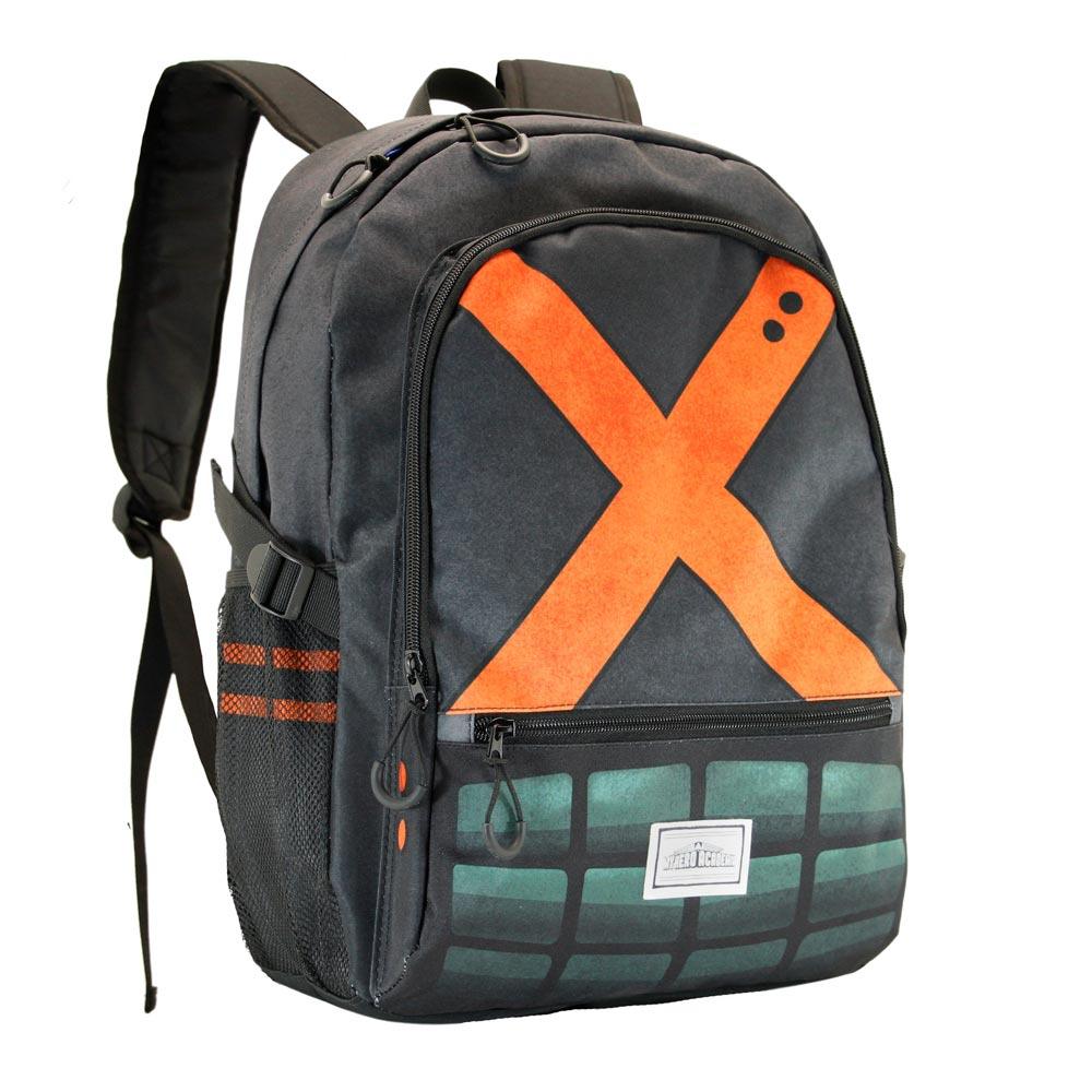 My Hero Academia X Grey Zipper Kids School Backpack - Karactermania - Ginga Toys