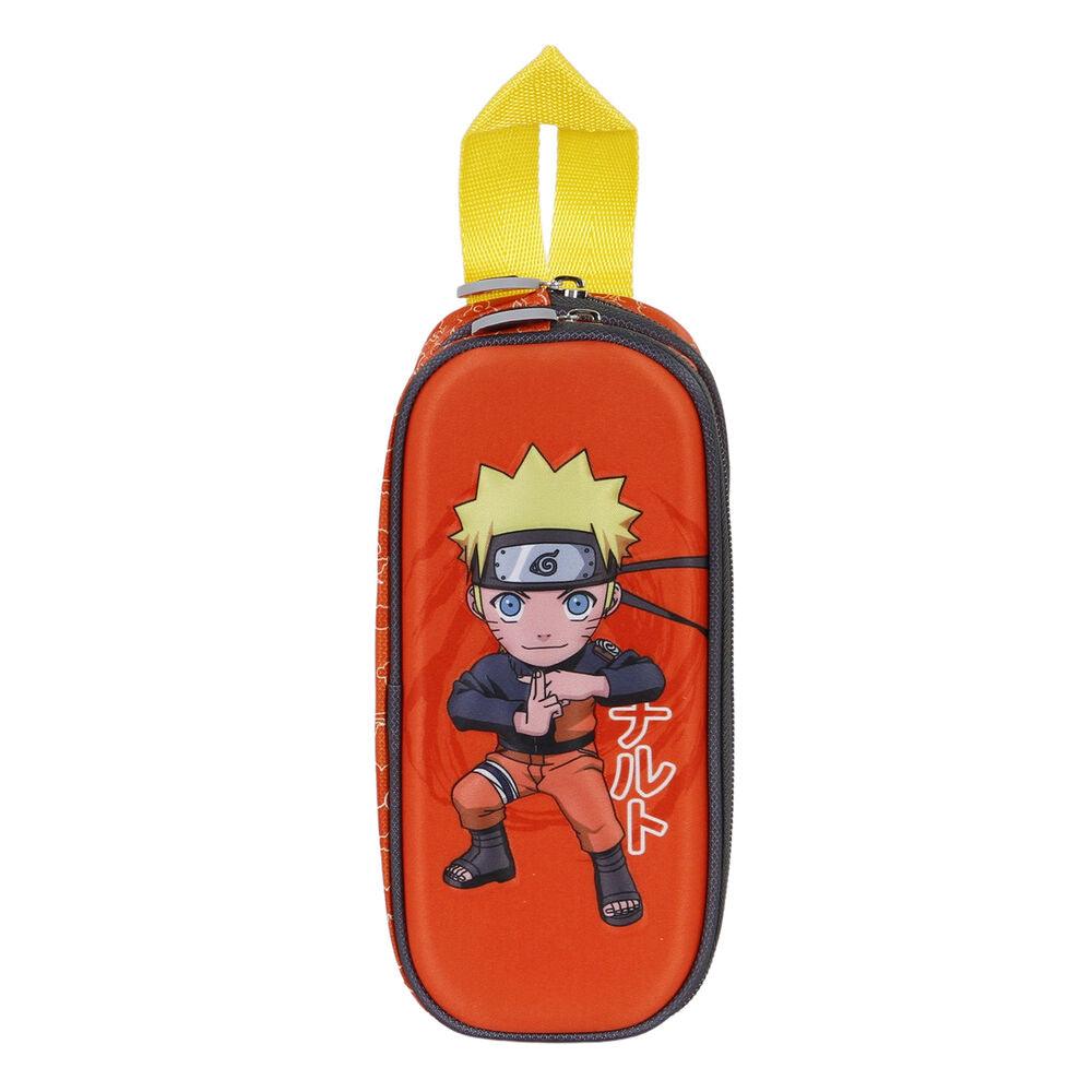 Naruto Shippuden Chikara 3D Double Pencil Case - Ginga Toys