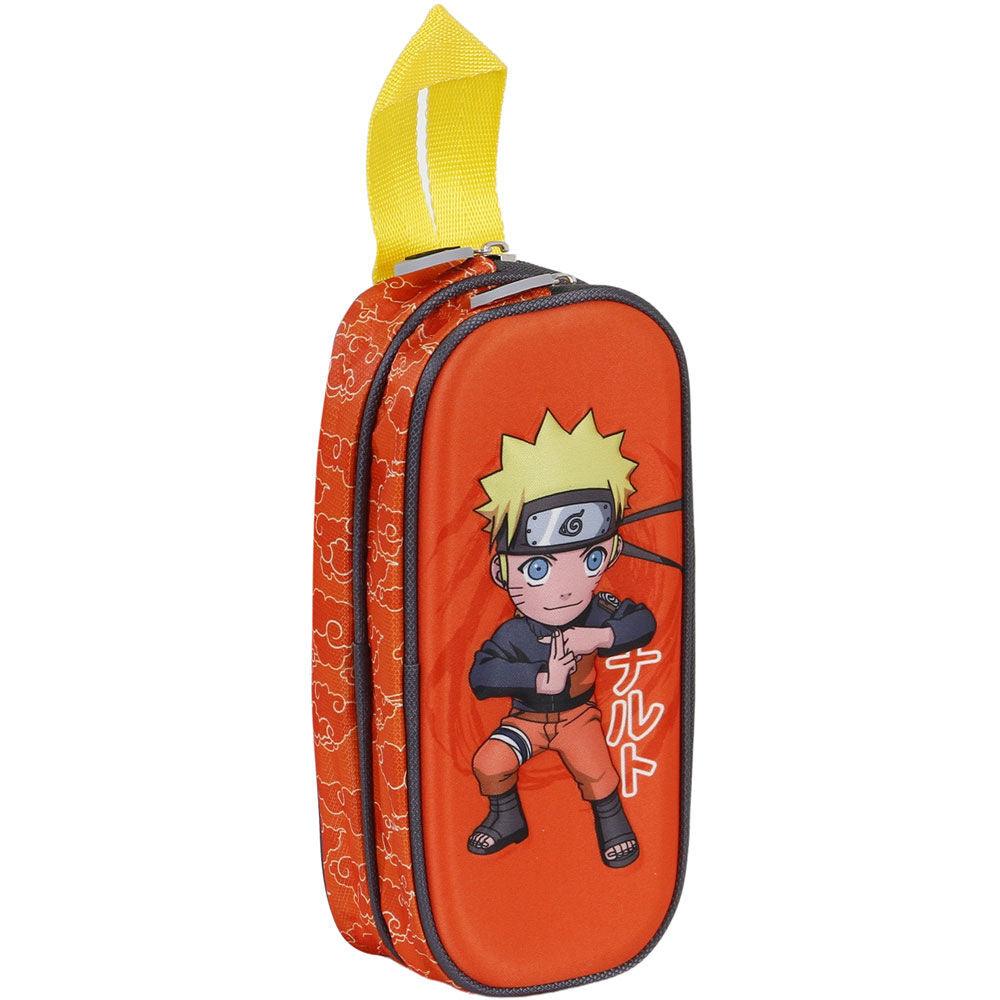 Naruto Shippuden Chikara 3D Double Pencil Case - Ginga Toys