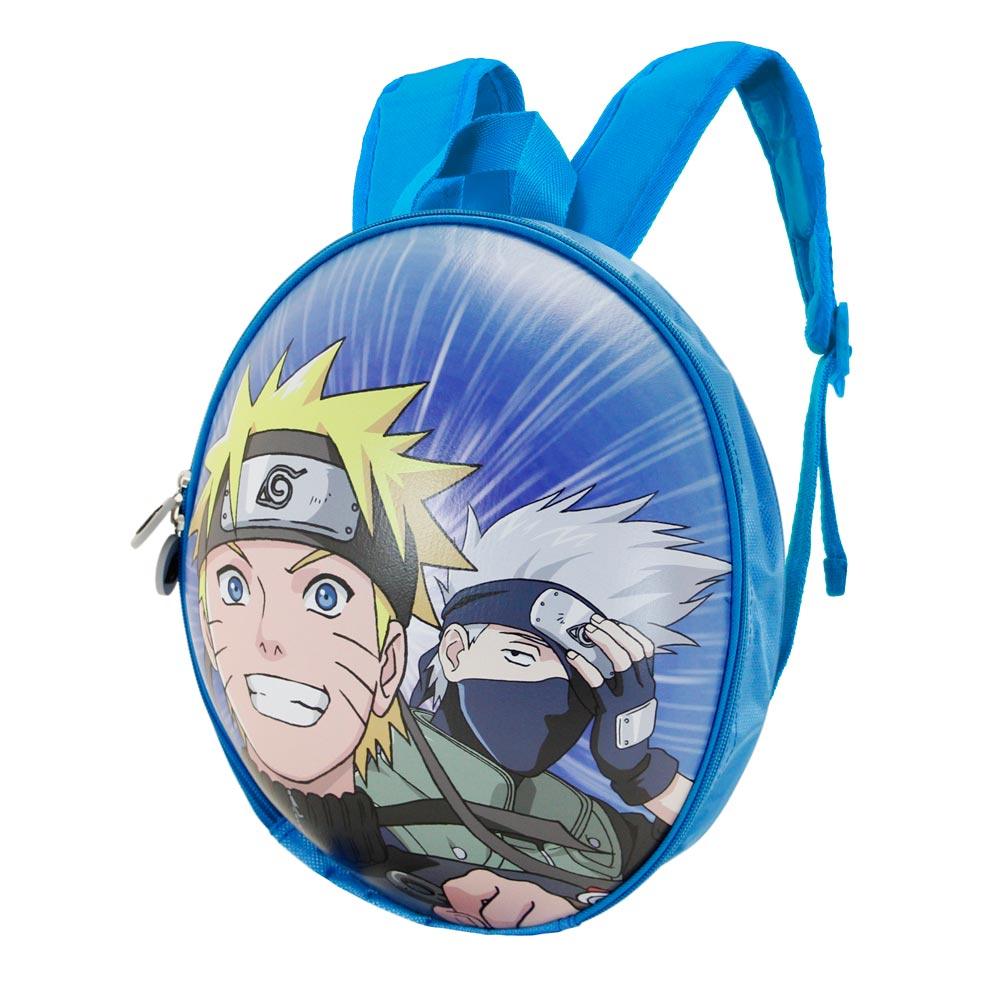 Naruto Shippuden Clan Blue Zipper Kids School Eggy Mini backpack - Karactermania - Ginga Toys