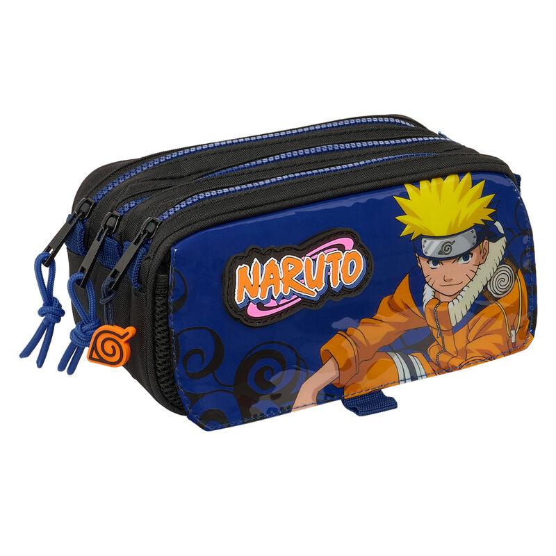 Naruto Shippuden Ninja Pencil Case - Triple - Ginga Toys