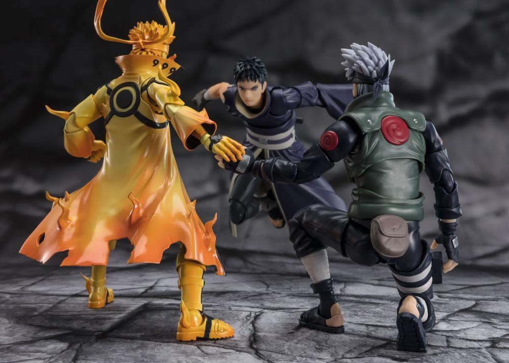 Naruto: Shippuden S.H.Figuarts Naruto Uzumaki Figure (Kurama Link Mode Ver.) Exclusive - Ginga Toys