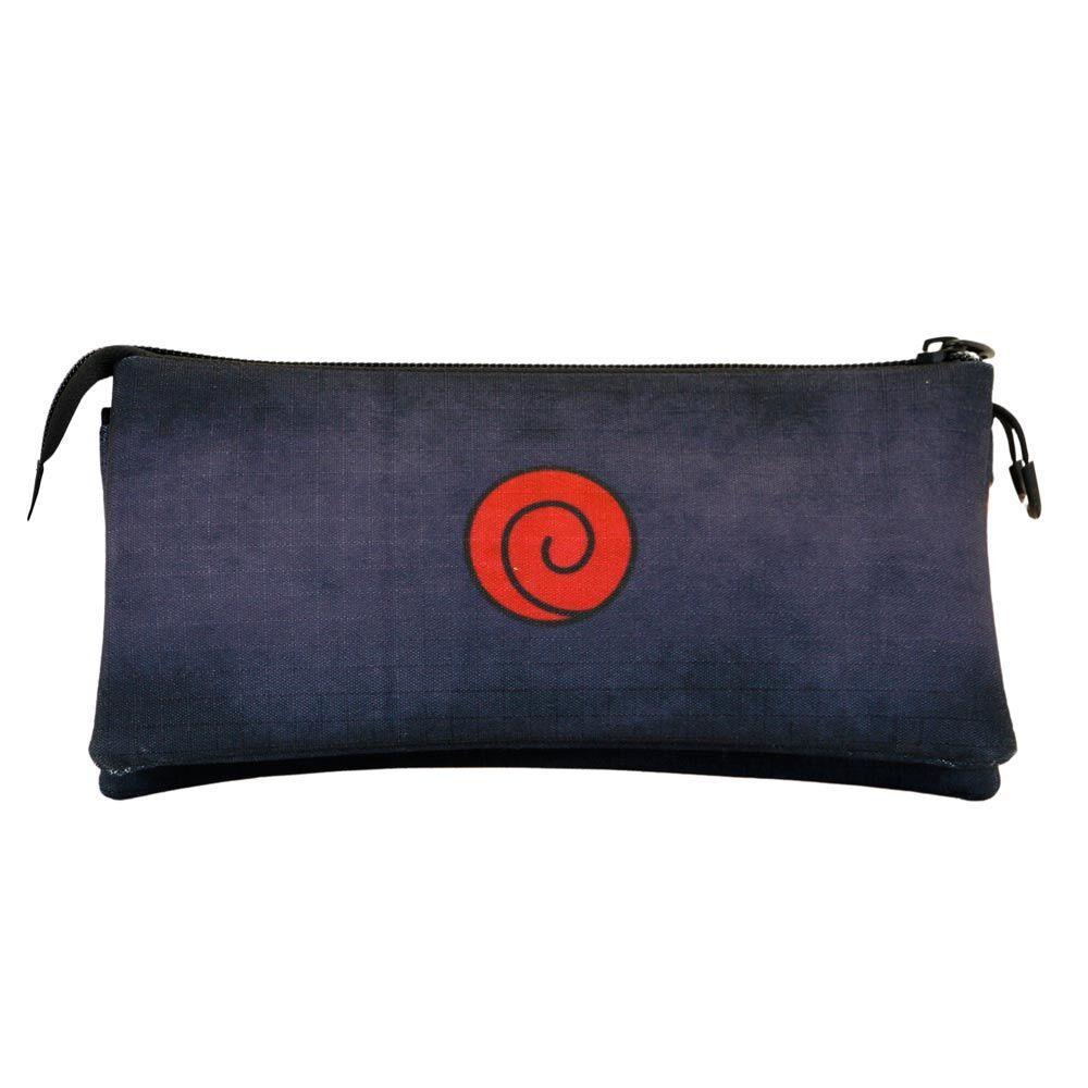 Naruto Shippuden Symbol Pencil Case Triple - Ginga Toys