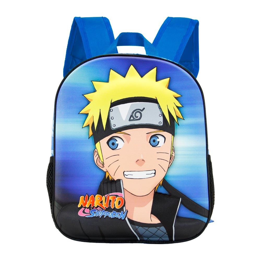 Naruto Shippuden Watching Blue Kids School 3D Mini backpack - Karactermania - Ginga Toys