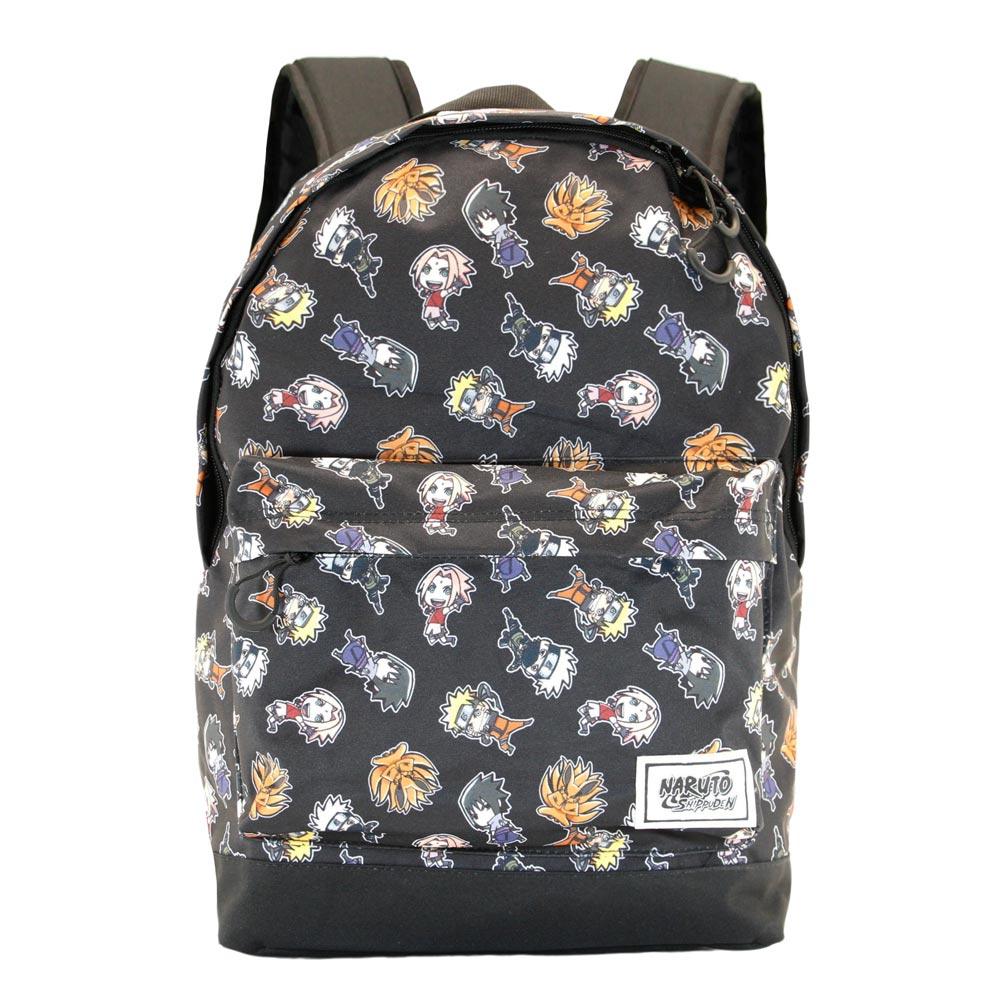 Naruto Shippuden Wind Black Kids School backpack - Karactermania - Ginga Toys