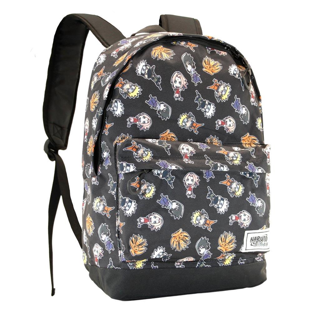 Naruto Shippuden Wind Black Kids School backpack - Karactermania - Ginga Toys