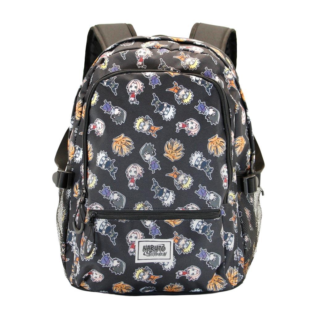 Naruto Shippuden Wind Black School backpack - Karactermania - Ginga Toys