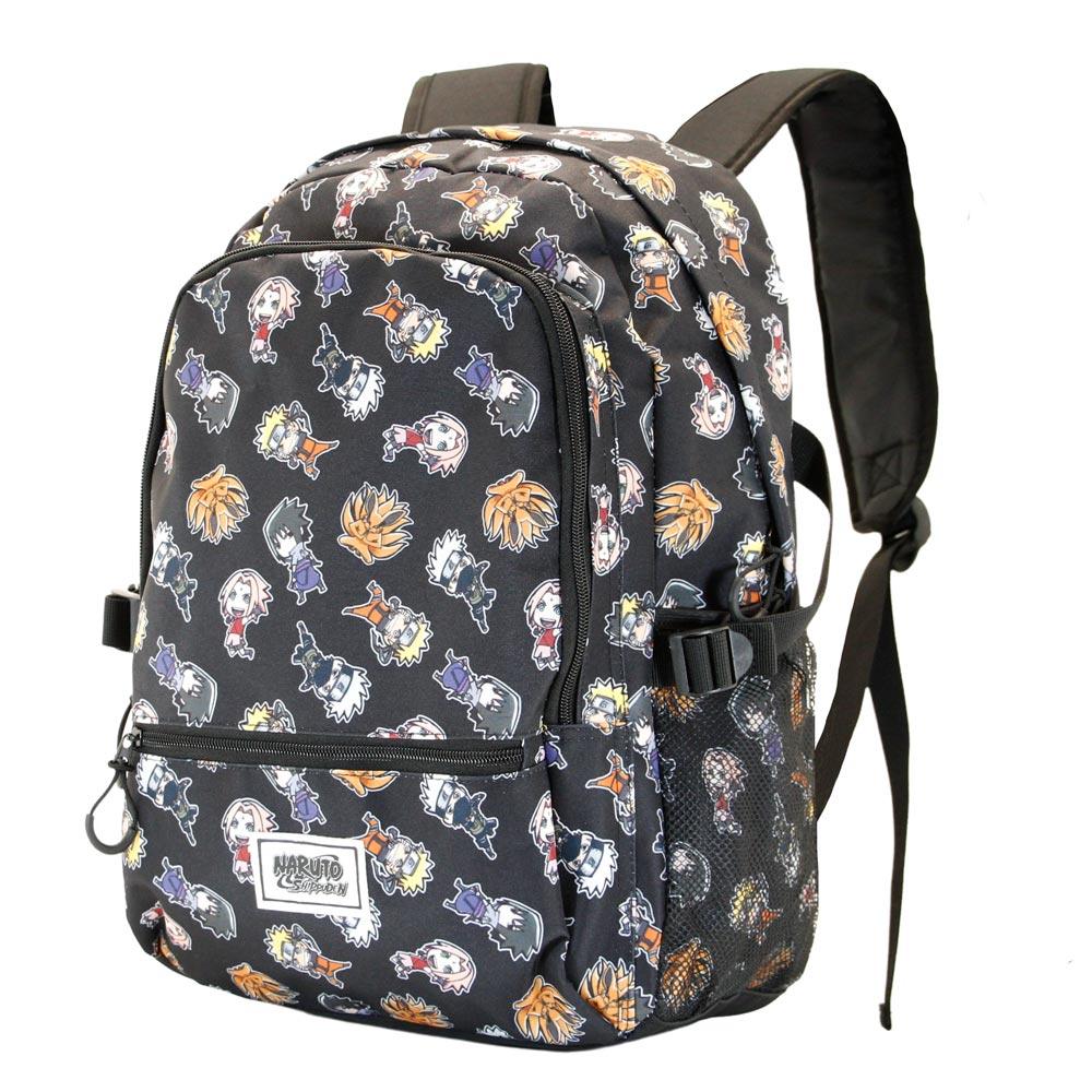 Naruto Shippuden Wind Black School backpack - Karactermania - Ginga Toys