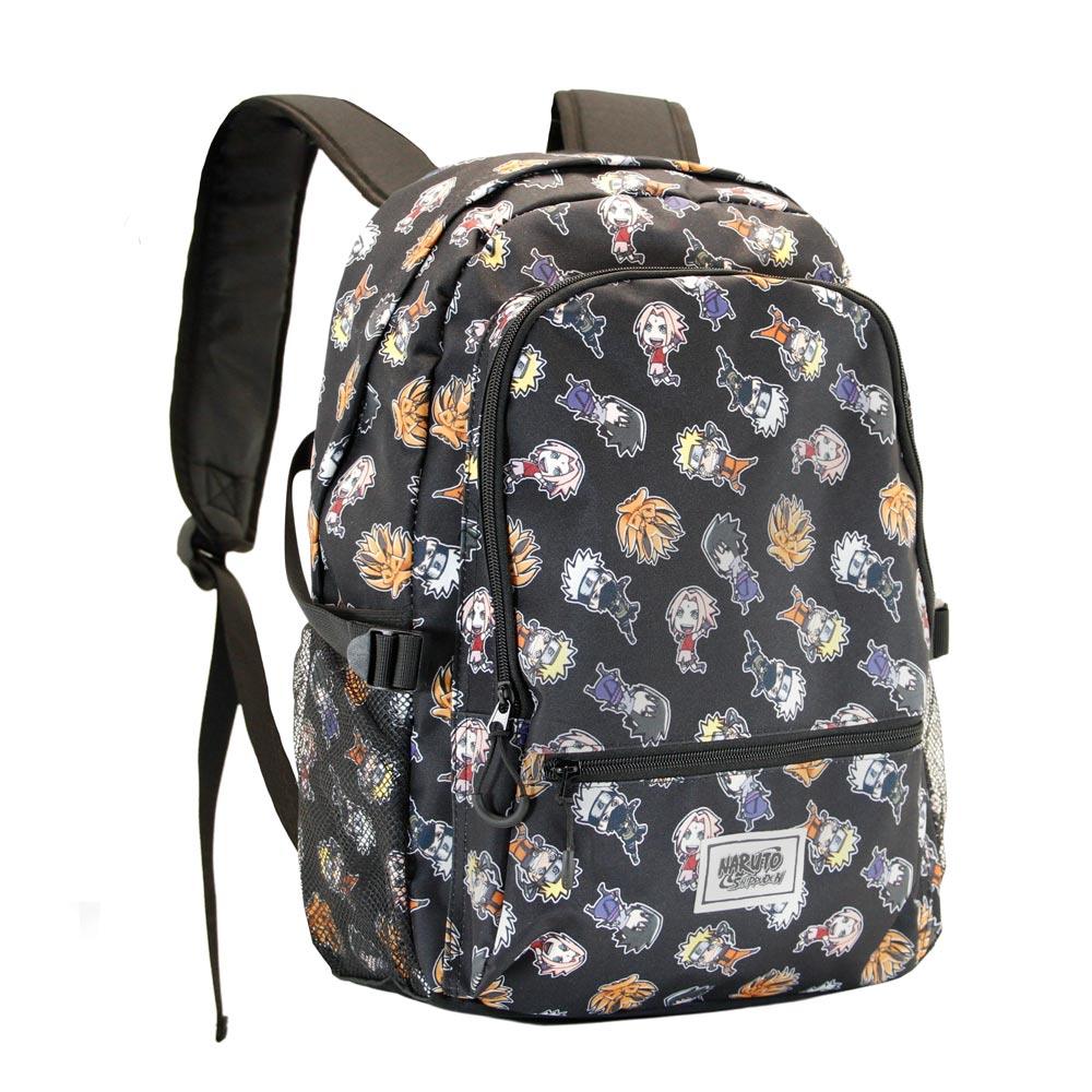 Naruto Shippuden Wind Black School backpack - Karactermania - Ginga Toys