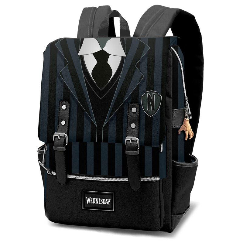 Netflix Wednesday Uniform Black backpack Bag - Karactermania - Ginga Toys