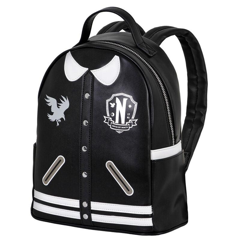 Netflix Wednesday Varsity Black backpack Women Bag - Karactermania - Ginga Toys