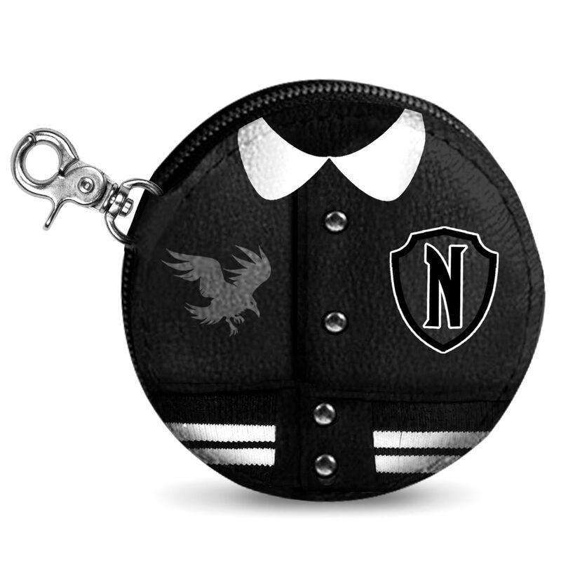 Netflix Wednesday Varsity Black Coin Purse - Karactermania - Ginga Toys