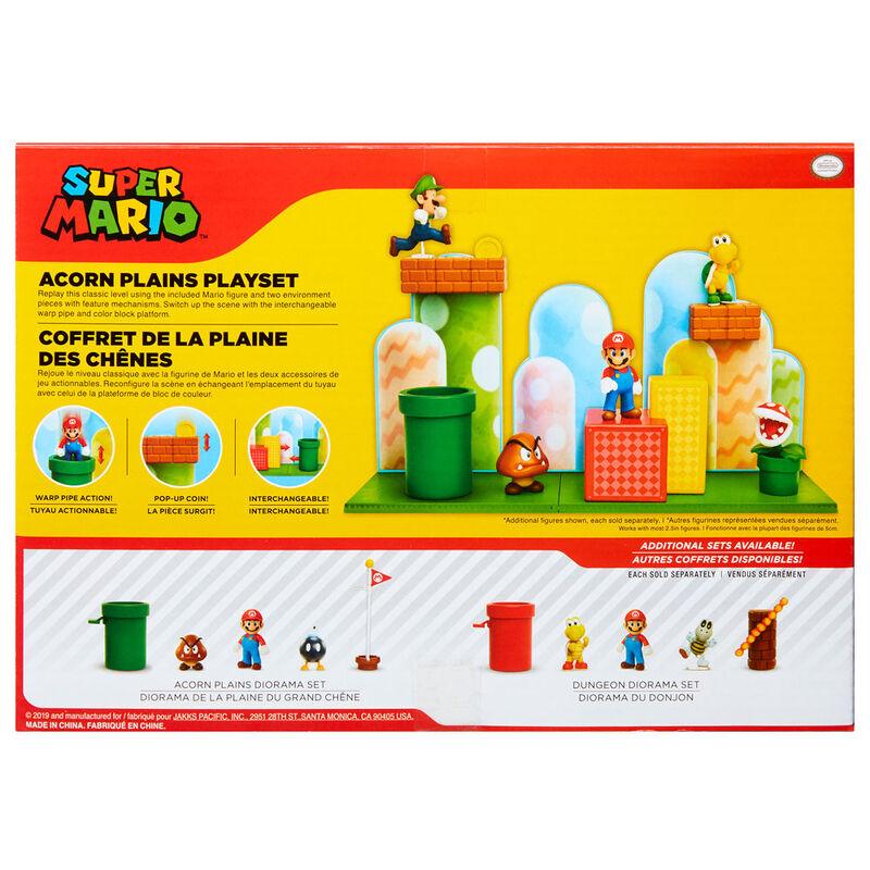 Nintendo Super Mario Acorn Plains playset Figure - Jakks Pacific - Ginga Toys