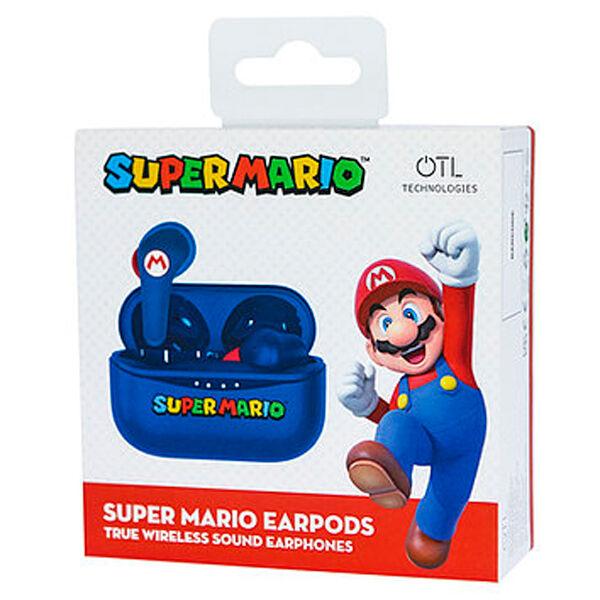 Nintendo Super Mario BLUE TWS Wireless Earphones - earpods - OTL Technologies - Ginga Toys