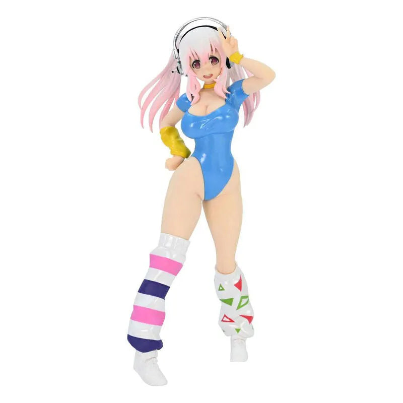 Nitroplus Super Sonico (1980's Blue Another Color Ver.) Concept Figure - Ginga Toys