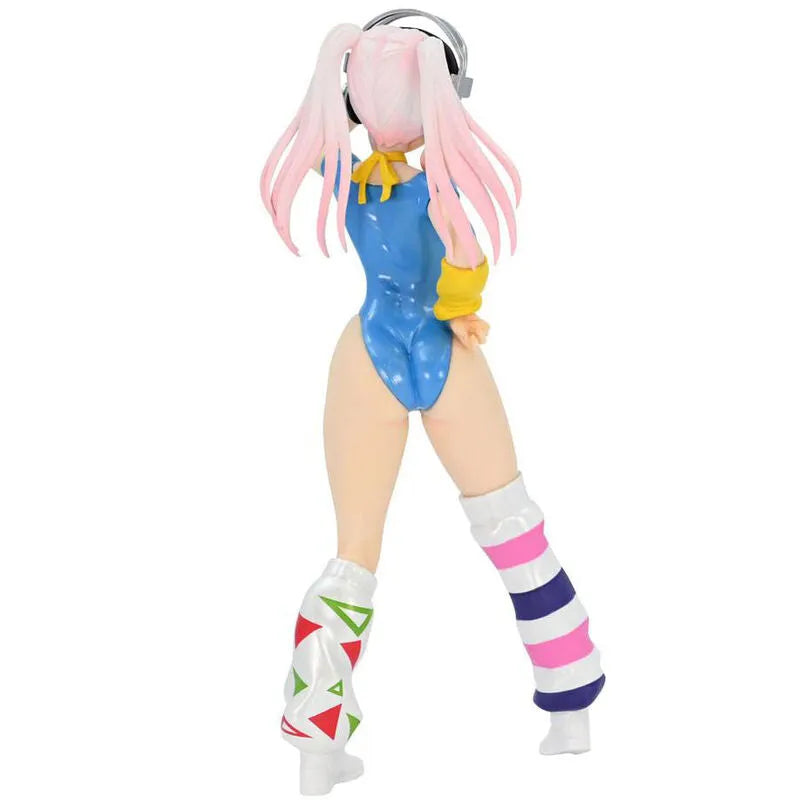 Nitroplus Super Sonico (1980's Blue Another Color Ver.) Concept Figure - Ginga Toys