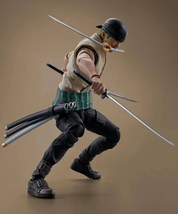 One Piece (A Netflix Series) S.H.Figuarts Roronoa Zoro Action Figure - Ginga Toys