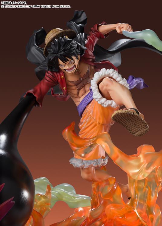 One Piece FiguartsZERO Monkey D. Luffy Red Roc Figure (Extra Battle Spectacle) - Furyu - Ginga Toys
