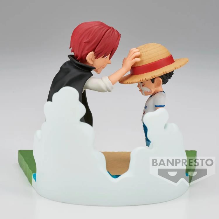 One Piece Log Stories Monkey D. Luffy & Shanks Figure - Banpresto - Ginga Toys