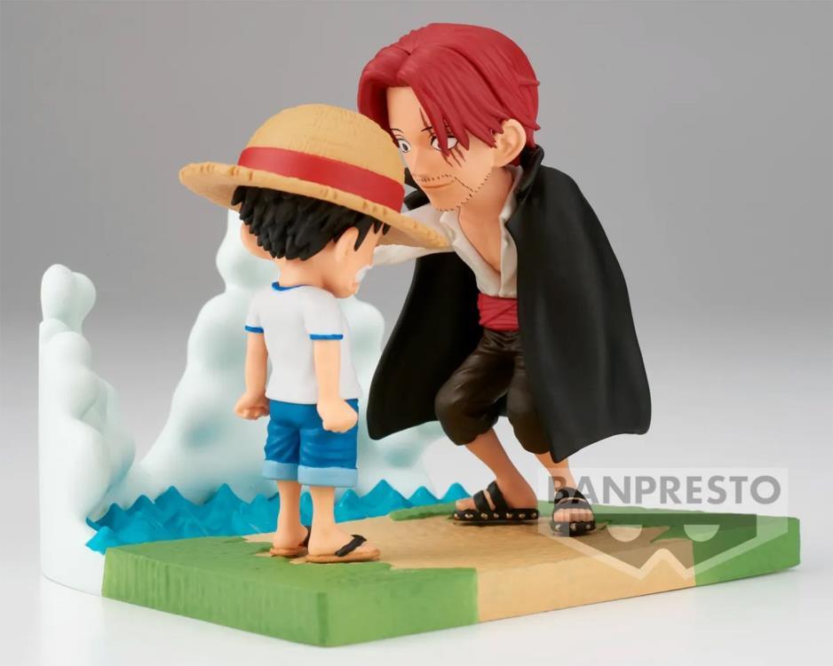 One Piece Log Stories Monkey D. Luffy & Shanks Figure - Banpresto - Ginga Toys