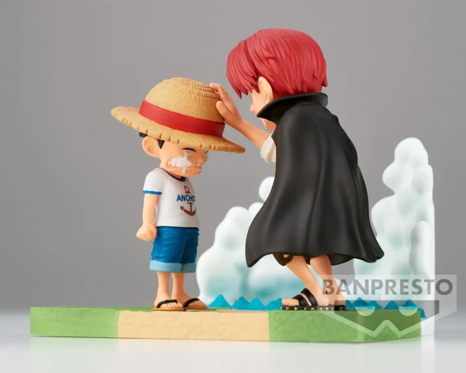 One Piece Log Stories Monkey D. Luffy & Shanks Figure - Banpresto - Ginga Toys