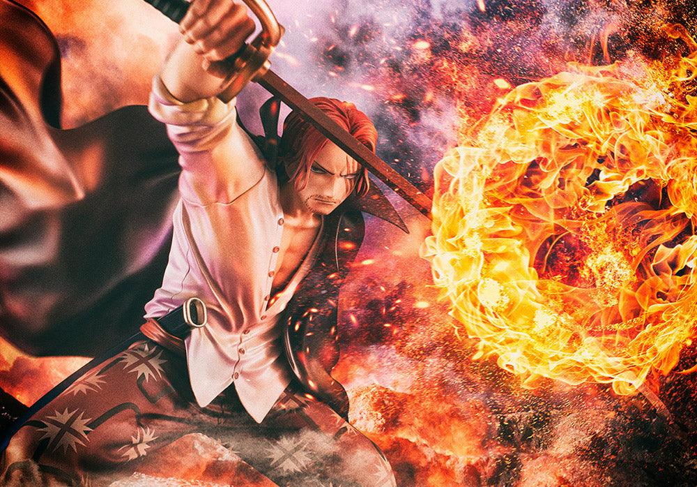 One Piece Portrait of Pirates Playback Memories “Red-haired” Shanks Figure - MegaHouse - Ginga Toys