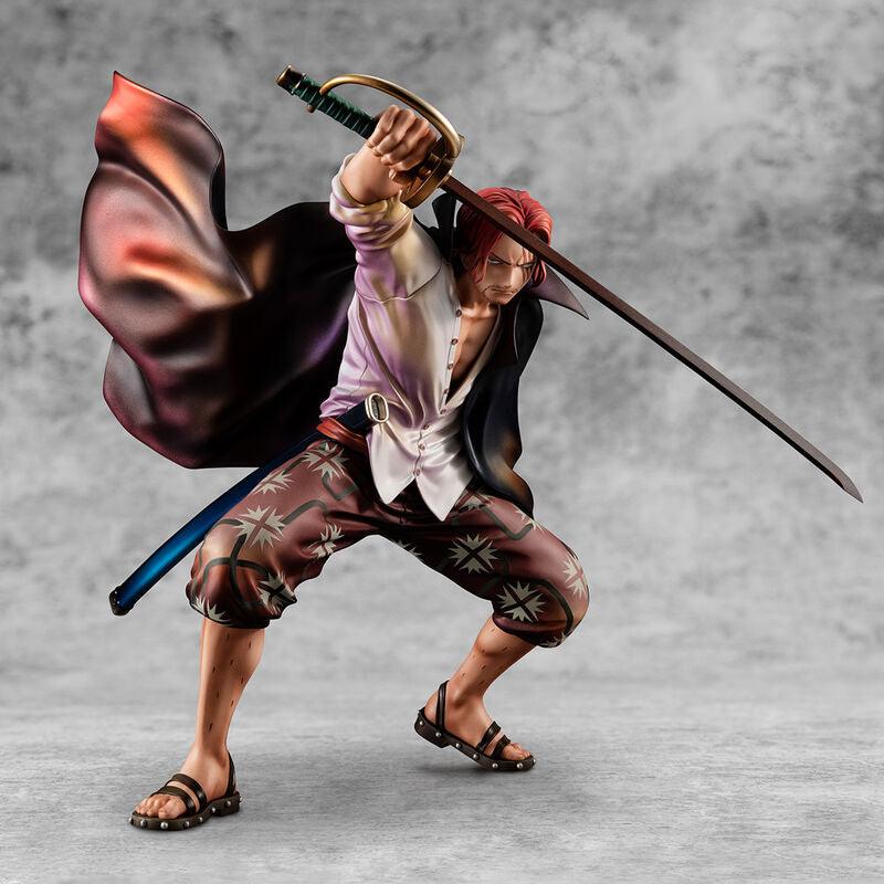 One Piece Portrait of Pirates Playback Memories “Red-haired” Shanks Figure - MegaHouse - Ginga Toys