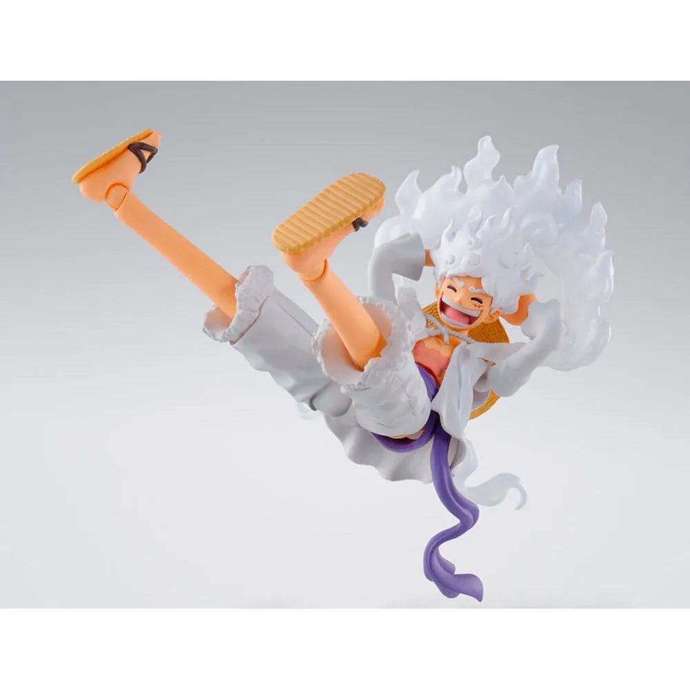 One Piece S.H.Figuarts Monkey D. Luffy (Gear 5) Action Figure - Ginga Toys