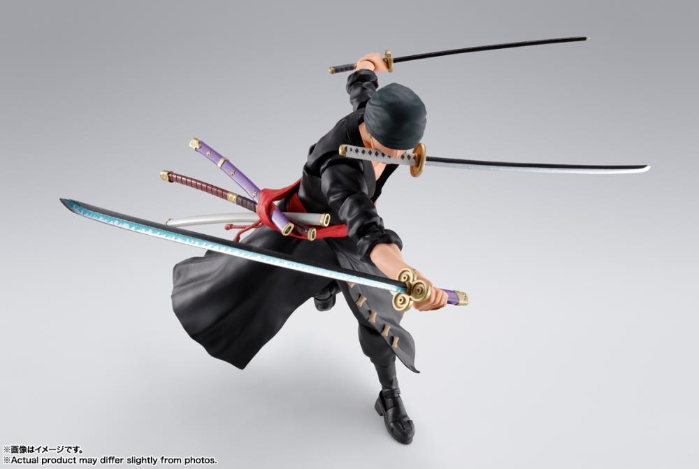 One Piece S.H.Figuarts Roronoa Zoro Figure (The Raid on Onigashima) - Furyu - Ginga Toys