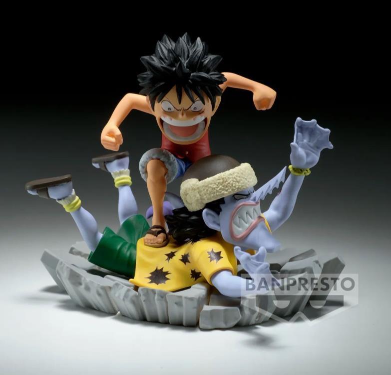 One Piece World Collectable Figure Log Stories Monkey D. Luffy vs. Arlong Figure - Ginga Toys