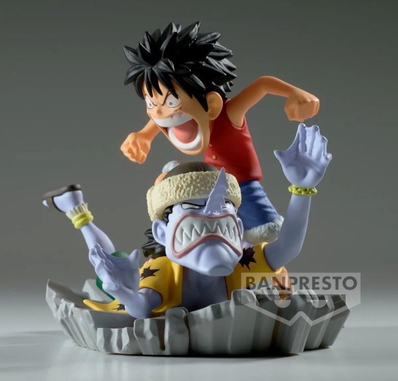 One Piece World Collectable Figure Log Stories Monkey D. Luffy vs. Arlong Figure - Ginga Toys