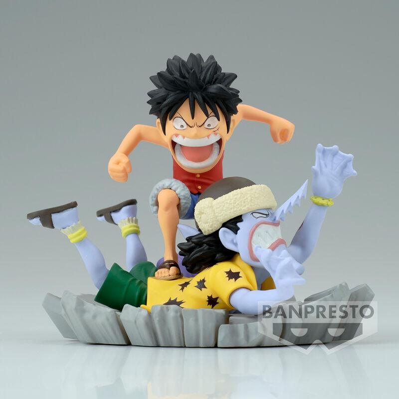 One Piece World Collectable Figure Log Stories Monkey D. Luffy vs. Arlong Figure - Ginga Toys