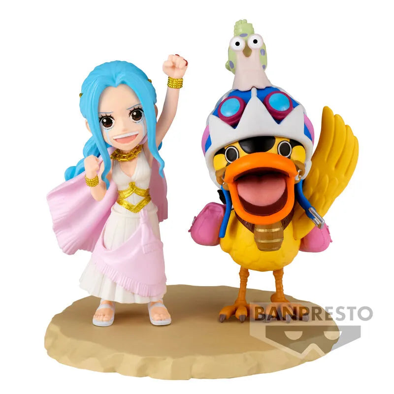 One Piece World Collectable Figure Log Stories Nefertari Vivi & Karoo Figure - Ginga Toys